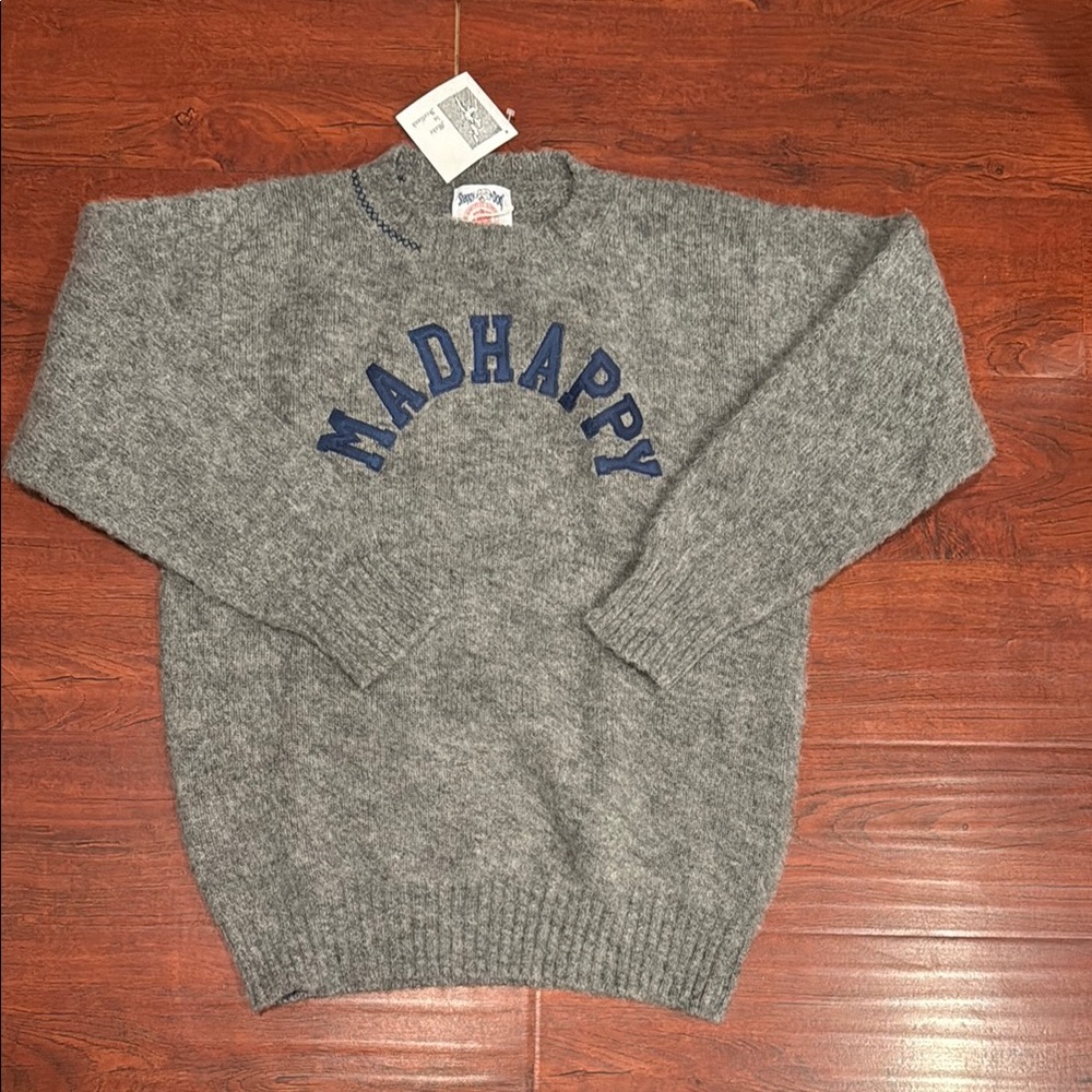 Madhappy Gray Crew Neck Sweater